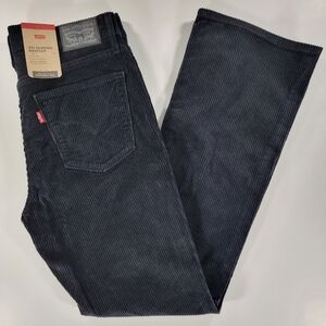 NEW Levi’s Women’s 315 Shaping Bootcut Corduroy 29x30 Stretch Black NWT Mid-Rise